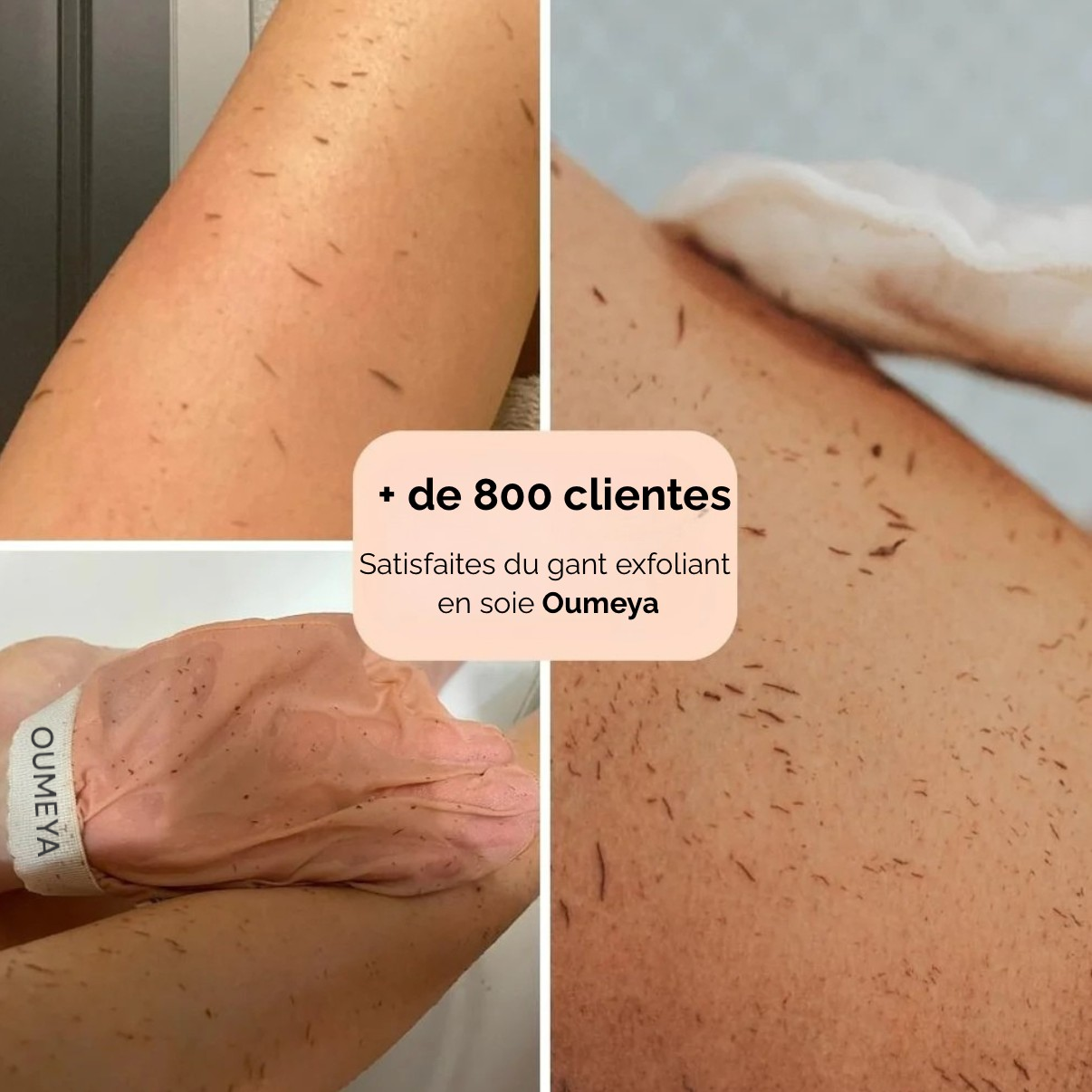 Oumeya-Gant Exfoliant en Soie de Murier