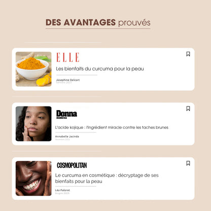 Oumeya-Savon Anti-Taches au Curcuma et à l’Acide Kojique