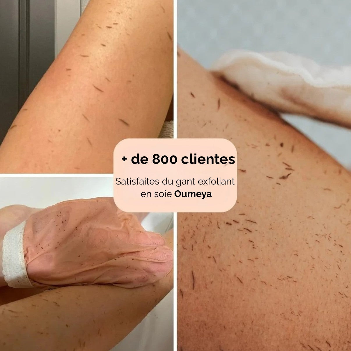 Oumeya-Gant Exfoliant en Soie de Murier